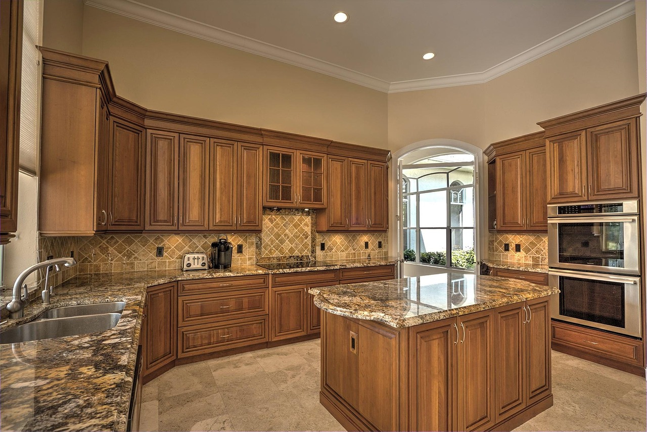 granite countertop kitchen island installation